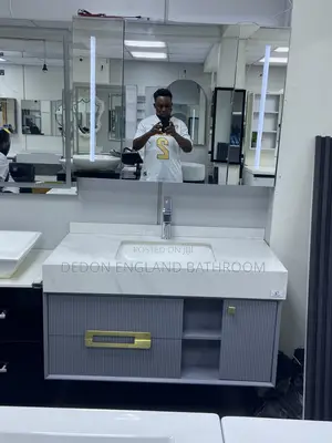 Luxury Cabinet With Led Mirror and Shelf