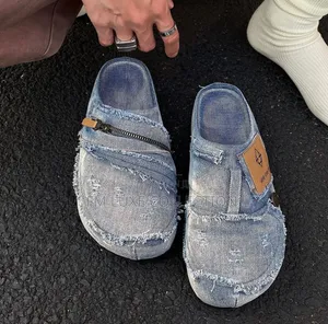 Denim Edge Mule/Half Shoe for Men