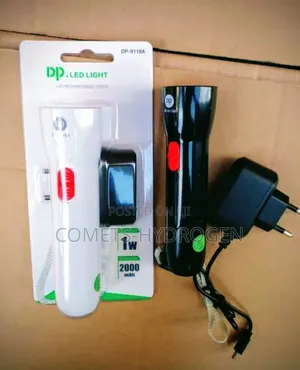 DP-9118A Rechargeable LED Torch Light - 1W 2000mAh Flashlight