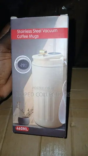 Digital Display Thermos Coffee Mug 450ml