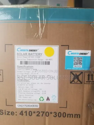 2.5kwh 12v Cworth Lithium Battery