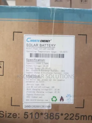 2.5kwh 24v Cworth Lithium Battery