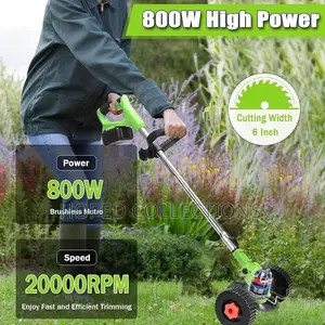Grass Cutter With Tyre