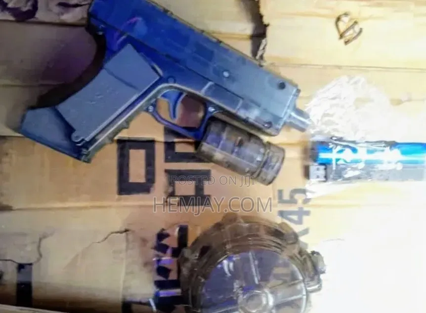 Upgraded Electric Water Gun With Sound Fire Display