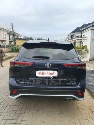 Toyota Highlander 2023 Blue