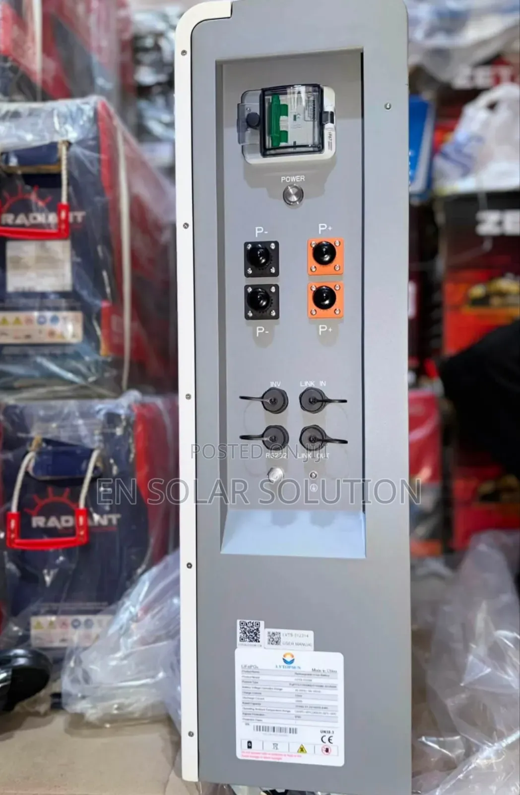 16.36kwh/51.2v 200ah Lithium Battery Lifep04 Available