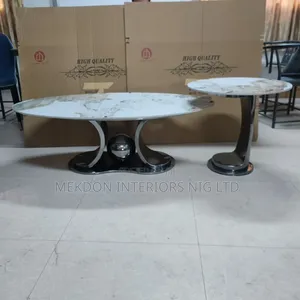 Oval Shaped Center Table Made With Quality Marbel