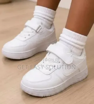 Crown Children Sneakers Black and White