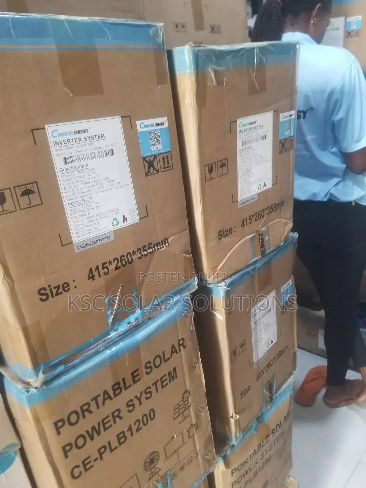 1200w Cworth Solar Generator