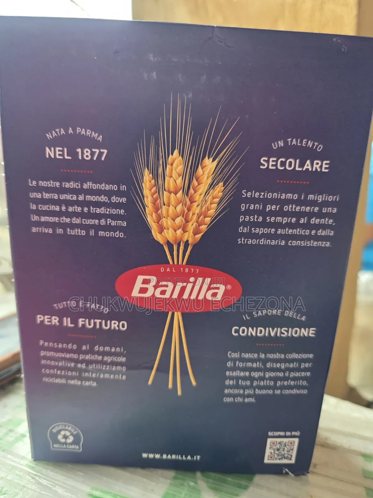 Barilla Classic Fusilli No98