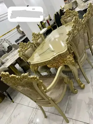 Turkish Made Dining Table by 6 Seater Chairs