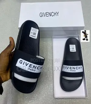 Black Givenchy Slides Now Available