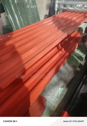 Aluminum Roofing Sheet Lead Color Beige Color and Green Colors