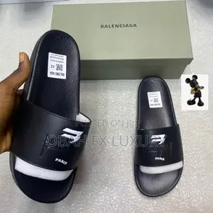 Balenciaga Black Slides | Now Available in Store
