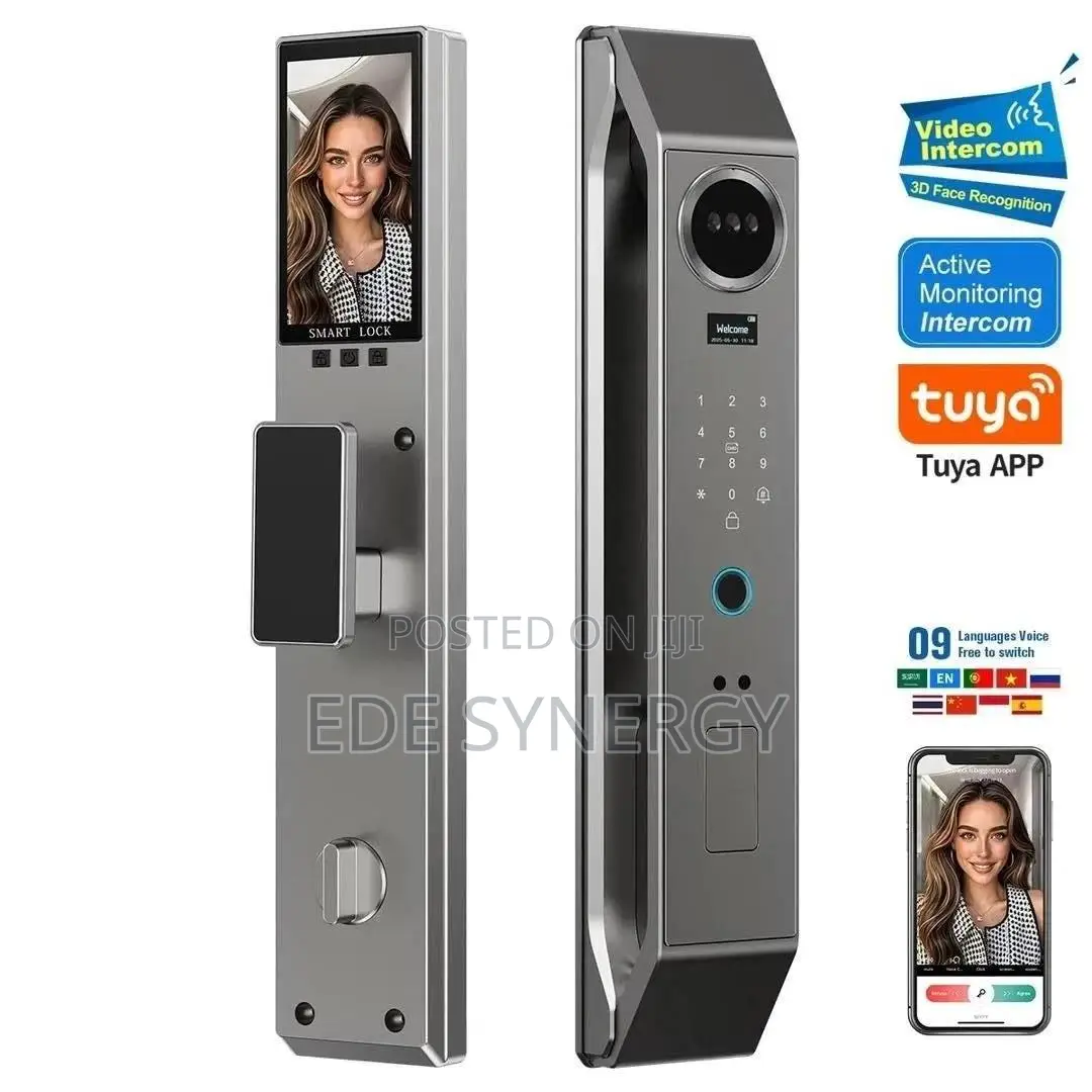 3d-Facial Recognition Intelligence Digital Smartlock