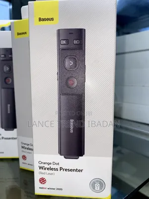 Orange Dot Wireless Presenter, Red Laser