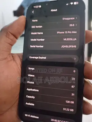 Apple iPhone 13 Pro Max 128 GB Black