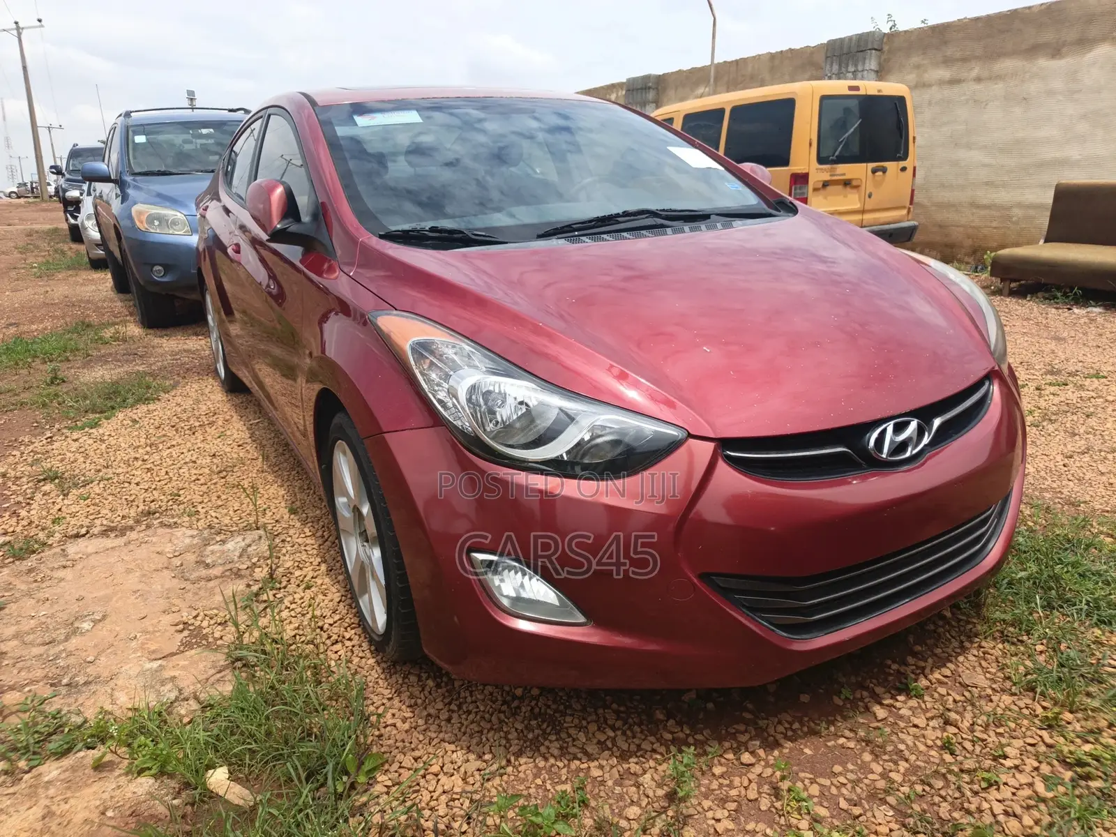 Hyundai Elantra 2012 Red