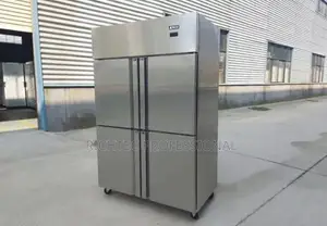 High Quality Commercial 4-Door Stainless Steel Upright Kitchen Chiller