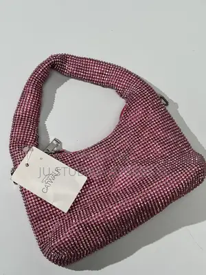 Catwalk Pink Rhinestone Shoulder Bag
