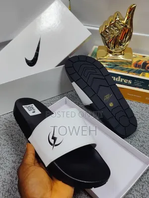 Luxury Designer Slides - Alexander McQueen / Nike Fragment - Brand New
