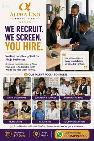 Hire Verified Competent Staff in Abuja