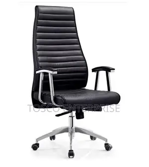 Ergonomic Black White Office Chair, Comfortable and Durable.