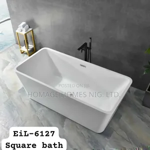Luxury Free Standing Acleric Bath Square Shape