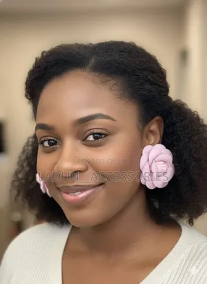 Rose Flower Statement Earrings
