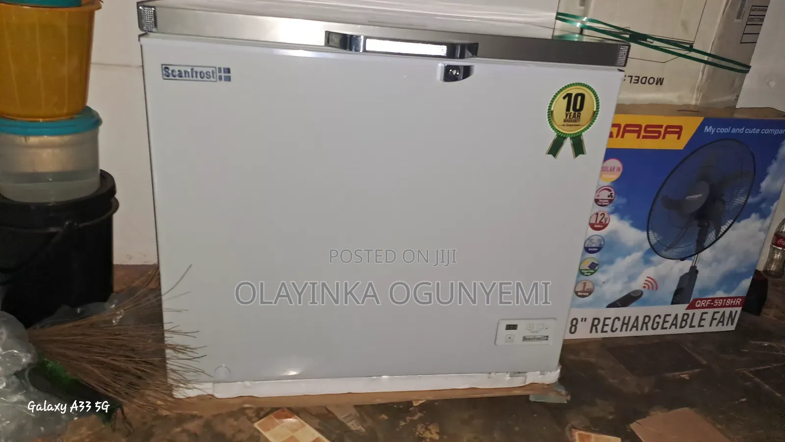 Scanfrost Inverter Freezer 250ltr