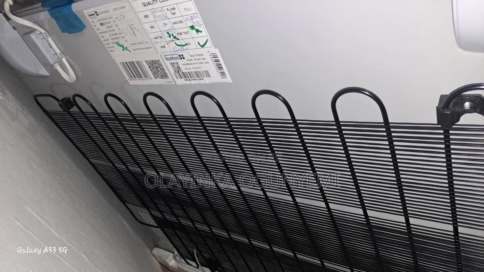 Scanfrost Inverter Freezer 250ltr