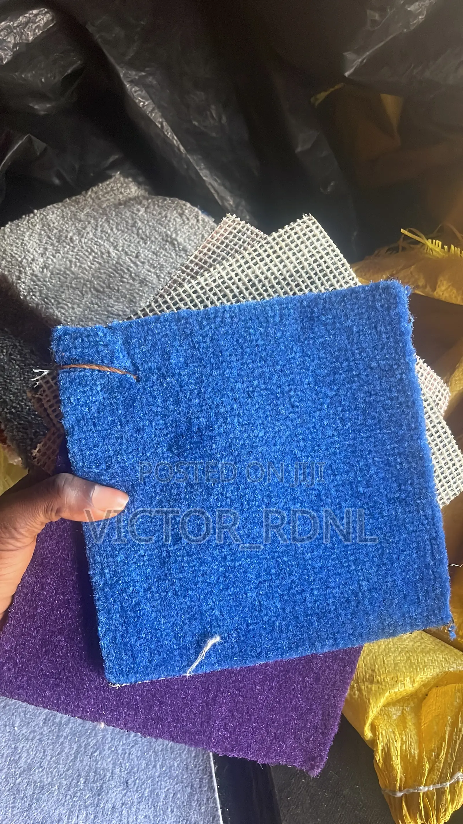 Blue High Advanced Wall to Wall Rug