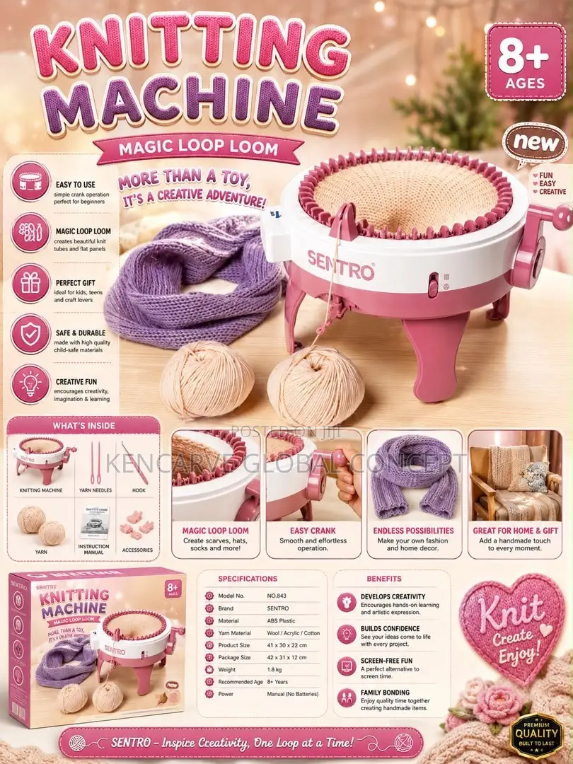 Knitting Machine / Magic Loop Loom Knitting Machine – Magic Loop