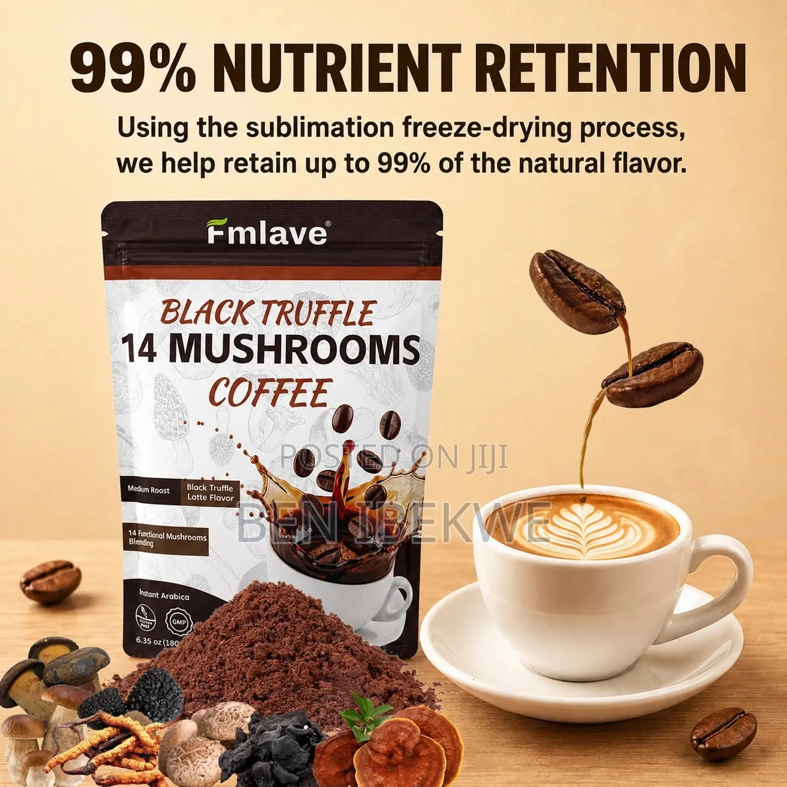 Black Truffle 14 Mushroom Coffee