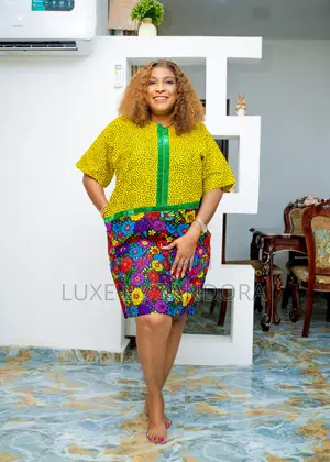 100% Cotton Ankara Shirt Gown