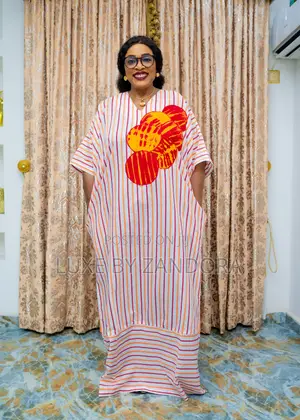 Afrocentric Stripped Bubu