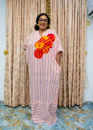 Afrocentric Stripped Bubu