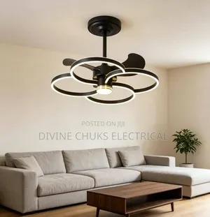 Led Luxury Chandelier Fan