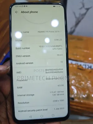 Huawei Y9 Prime 2019 128 GB Blue