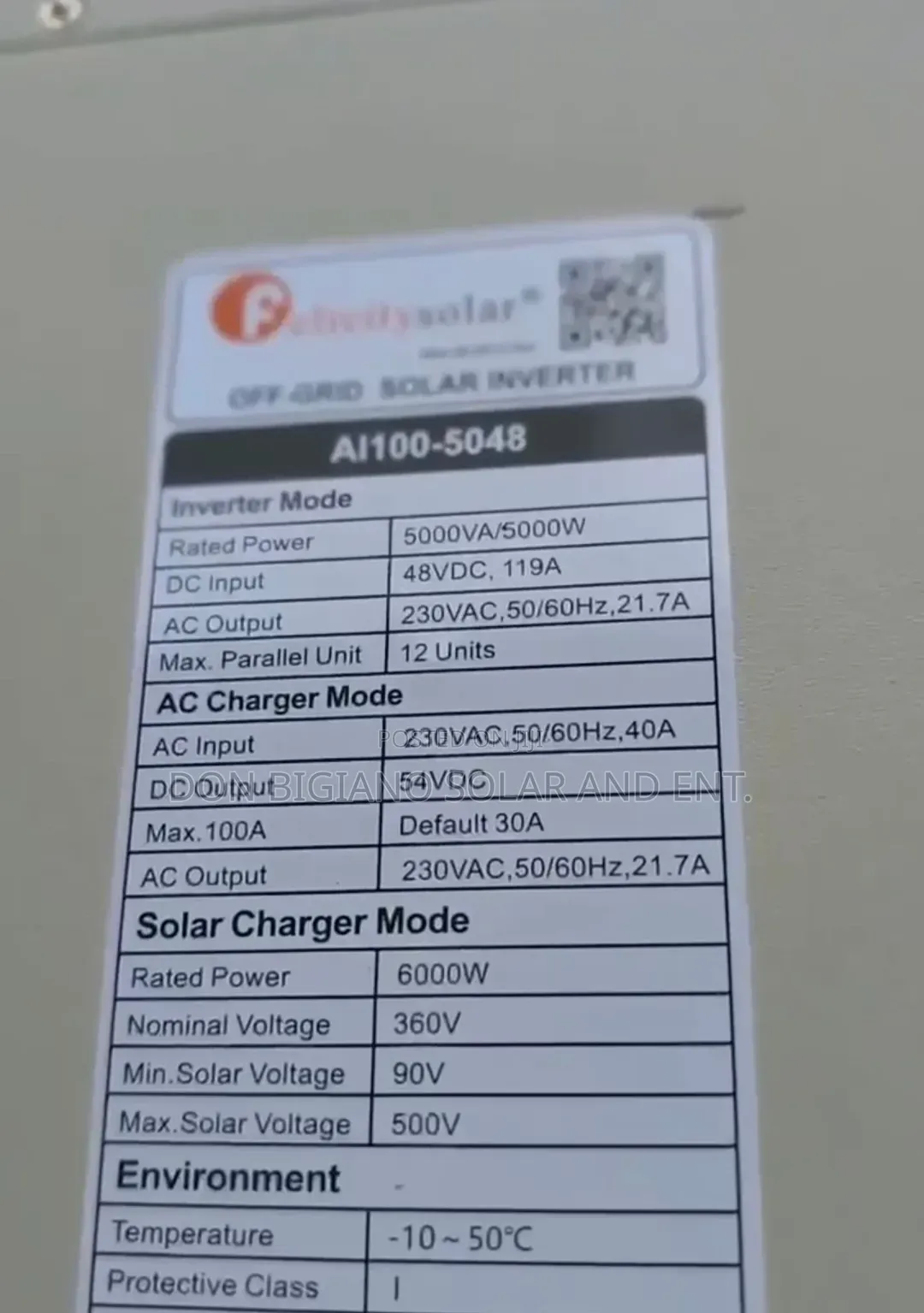 Felicity 10kwh All in One Solar Generator