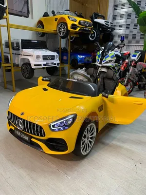 Licensed Yellow Mercedes-Benz Electric Children Car for Kids Age 1-7