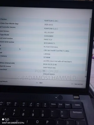 Laptop Lenovo ThinkPad L14 16GB Intel Core i7 SSD 512GB