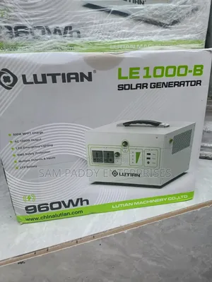 Solar Fuel Less Generator Lutian 1000ws
