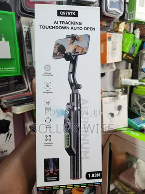 Q575TK AI Tracking Selfie Stick Tripod With Auto Open (1.83m)