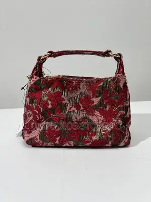 Next Red Floral Tapestry Shoulder Bag