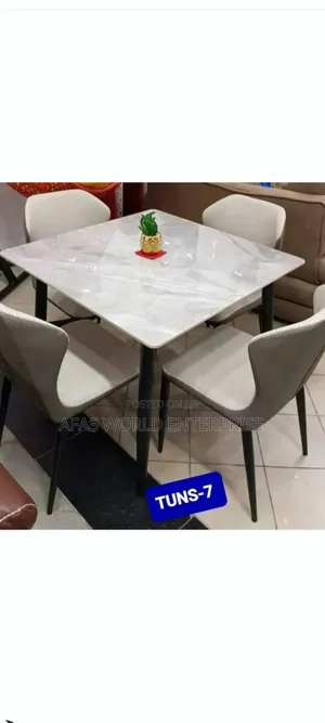 Marble Top Dining Table With 4 Chairs