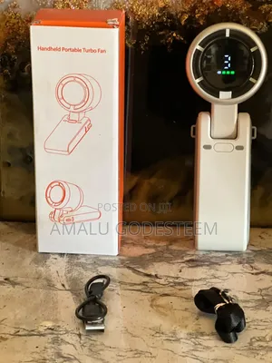 🔥 Handheld Portable Turbo Fan — ₦20,000 Only!🔥