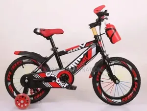 Red Bicycle for Kids Age 2-6 With Training Wheels