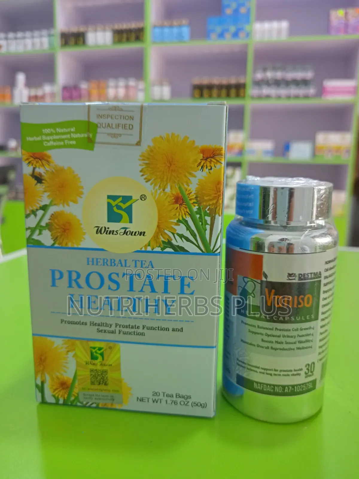 Vaniso & Prostate Healthy Herbal Tea(slows Down Bad Prostate Changes)