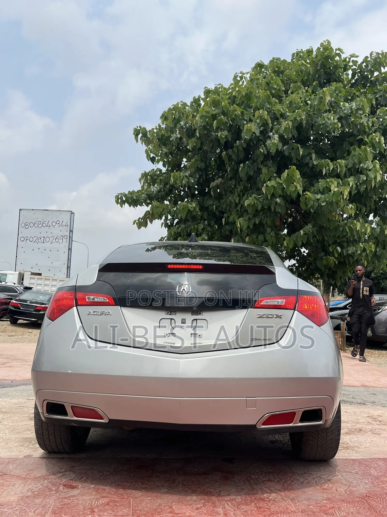 Acura ZDX Base AWD 2011 Silver